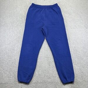 VINTAGE 90s Russell Athletic Sweatpants Mens Large Blue Blank Jogger USA Made